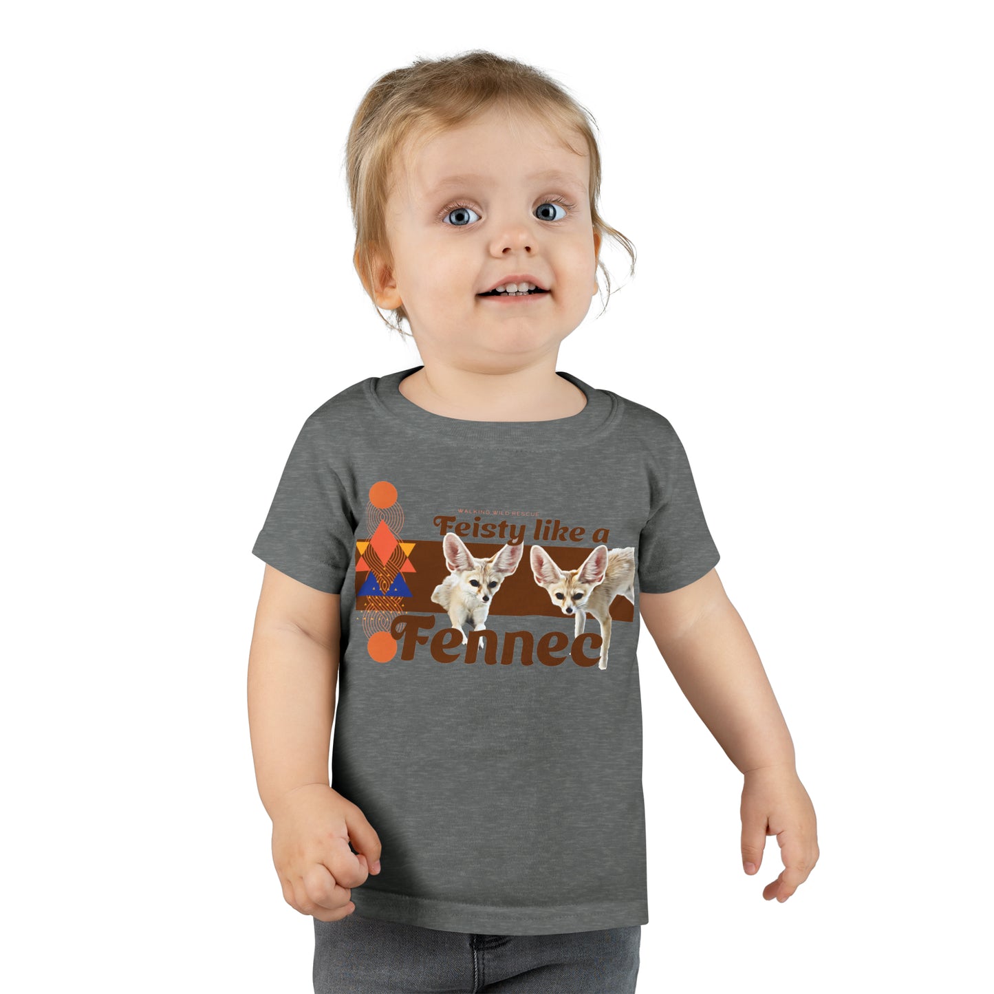 Feisty Like a Fennec Toddler T-shirt