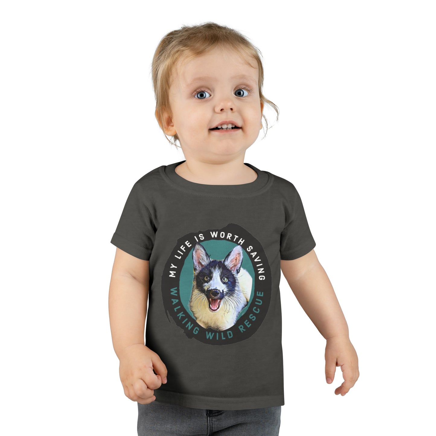 My Life is Worth Saving Featuring Baby MO Toddler T-shirt