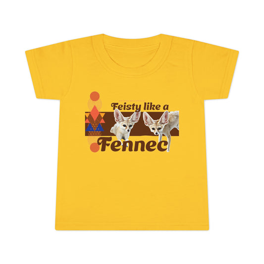 Feisty Like a Fennec Toddler T-shirt
