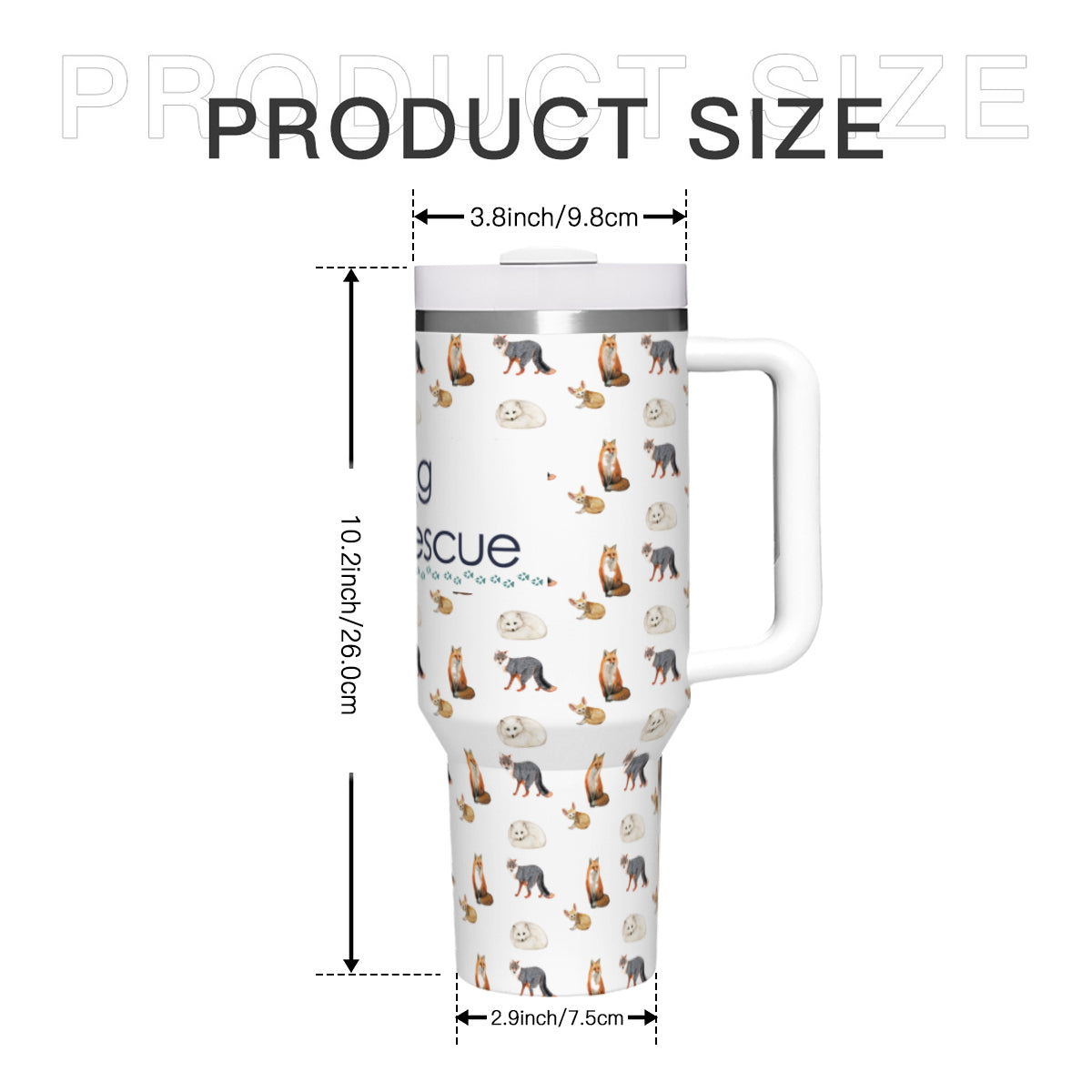 Fox Lovers Tumbler